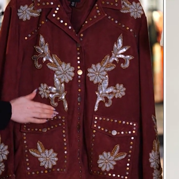 EXTRA PICTURES Embroidered Fringe Jacket - Picture 5 of 13